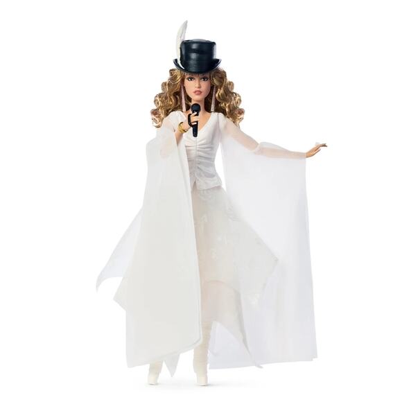 🔥Barbie Stevie Nicks Doll #2 Bella Donna White Dress BNWT🔥 - Picture 6 of 8